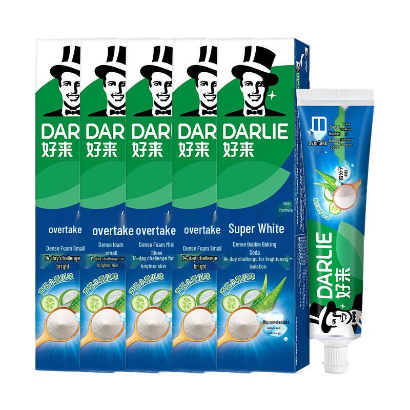 

Darlie Ultra-White Baking Soda Toothpaste, Aloe Vera & Cucumber, 4-Pack