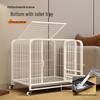 Small Dog Cage with Toilet for Corgi, Shiba Inu, Bichon Frise, French Bulldog, Teddy