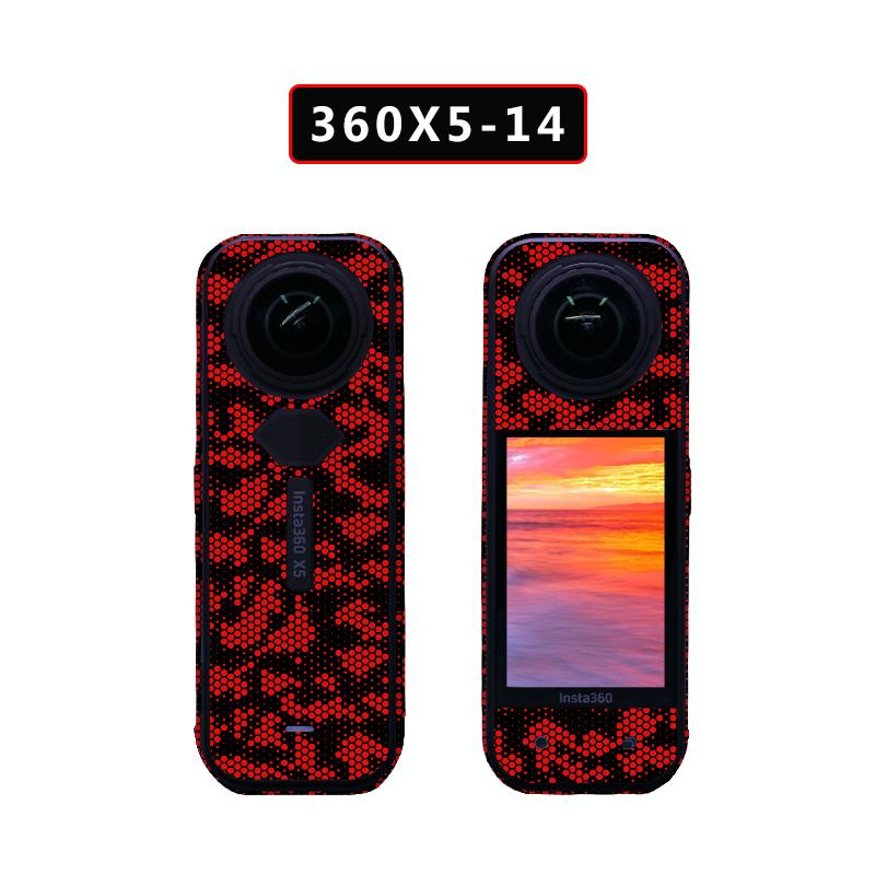 Anti-scratch Body Frame Protective Film For Insta360 X5 Decals Decoration PVC Sticker For Insta360 X5 Sports Camera Accessories