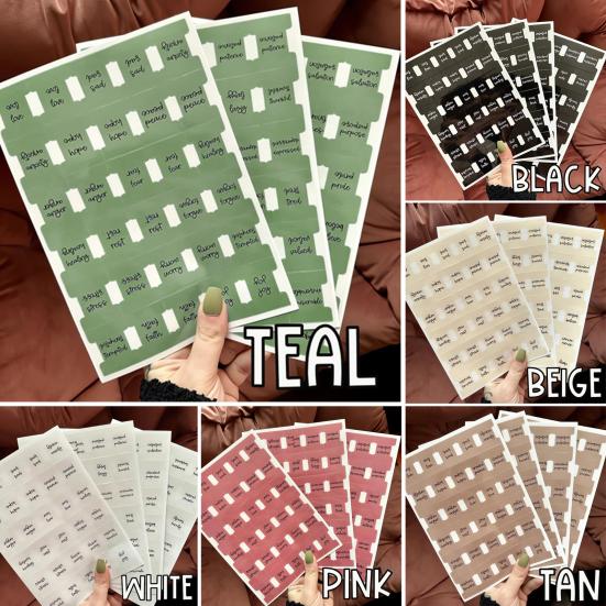 4 Sheets/Set Prayer Bible Tab Self-adhesive Bible Sticky Index Label Book Page Marker Sticker Bible Study Journaling Supplies Christmas Gift