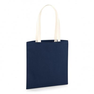 EarthAware Bio-Tasche mit Kontrastgriff fürs Leben