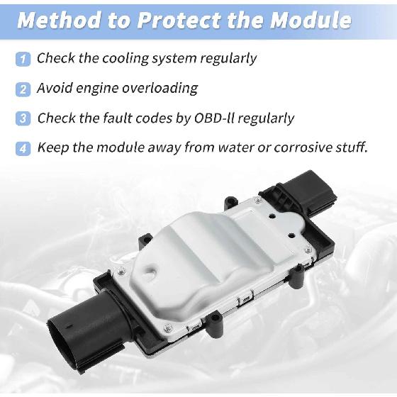 8G1Z8B658A Engine Cooling Fan Control Module for Ford Fusion Taurus x for Lincoln MKS MKZ for Mercury Milan Sable Radiator Fan Control Module Unit
