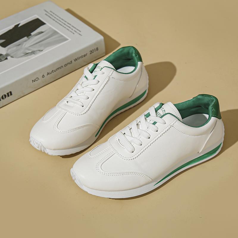 Fashion Women Casual Shoes Spring and Autumn Lace Up Sneakers Trend Casual Breathable Shoes Leisure Non-slip Loafers Zapatos De Mujer