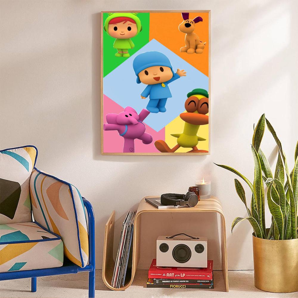 Pocoyo 5D Diy Diamond Painting Round Diamond Diy Frameless Holiday Artwork Suitable For Home Office Wall Decoration