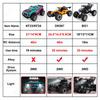 1:16/1:20 Alloy RC Car With LED Light 2.4G Off-Road  Remote Control Climbing Vehicle Outdoor Cars Toys Gifts for Children