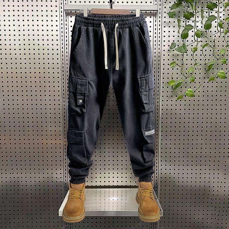 Kombinezon Męski Spodnie Cargo Casual Wielokieszeniowe Spodnie Robocze Pantalon Hombre Streetwear Wojskowe Proste Spodnie