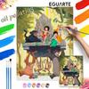 The Jungle Book Painting Kit Canvas Baloo Mowgli Home Decor Gift