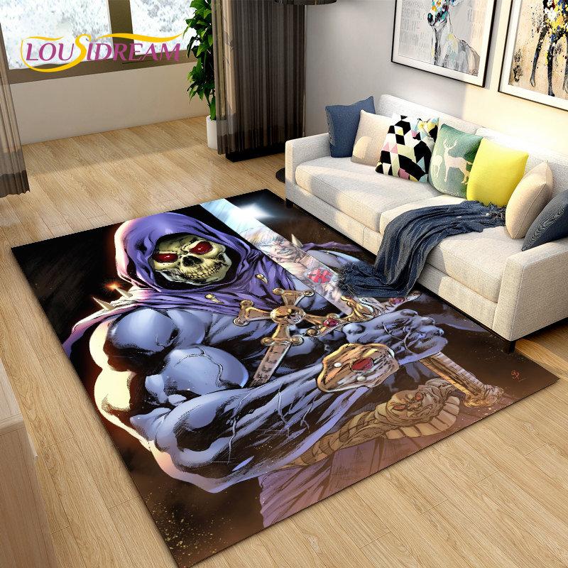He Man and the Masters of the Universe Area Rug,Carpet Rug for Living Room Bedroom Sofa Doormat Decoration,Non-slip Floor Mat