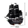 Black Pirate Ship Building Blocks 2862Pcs Sailboat Model Assembly Bricks Kit Educational Toys For Kids Boys Gift
