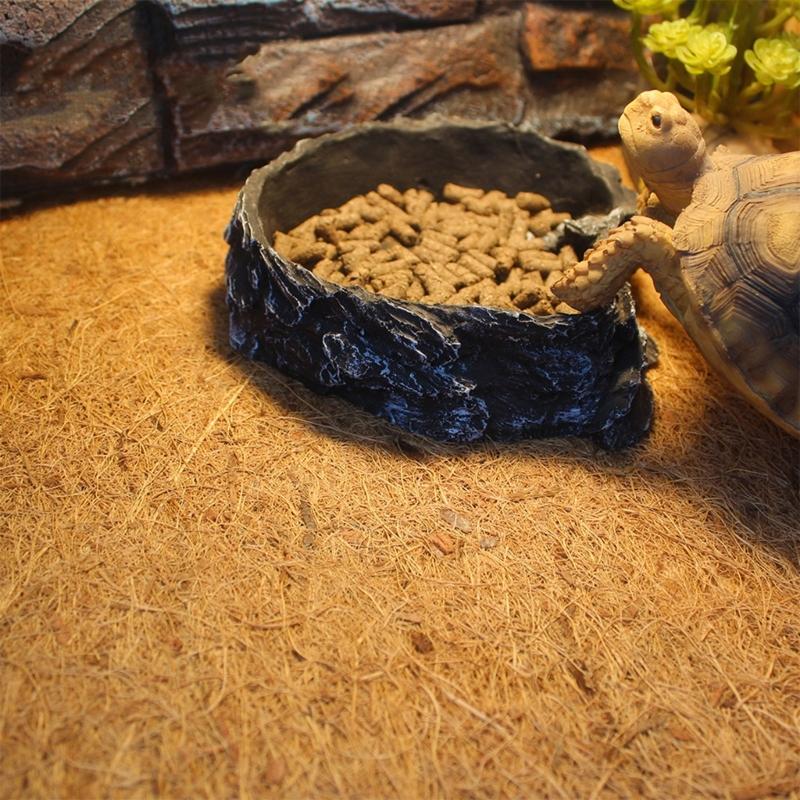 Reptiles Bedding Mat for Terrariums Waterproof CoconutFiber Carpet BeardedDragon Substrate Liner Mat for TortoiseGeckos
