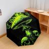 1 PC Automatic Folding Umbrella - Skull Pattern, Portable & Foldable Design with 8 Ribs, Christmas Birthday Gifts