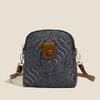 Retro printed backpack women's new casual versatile student schoolbag large capacity shoulder travel backpack tide