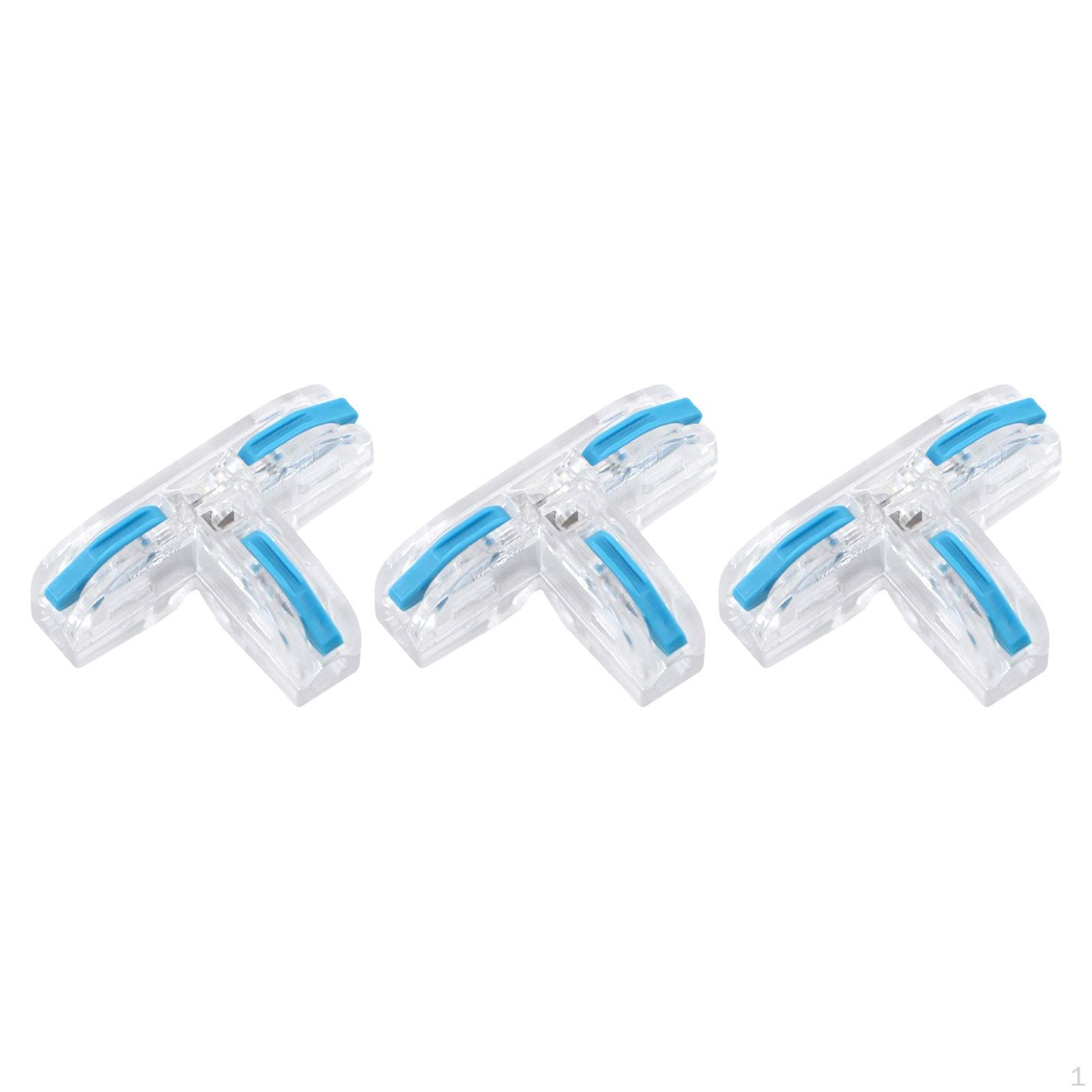 

3 шт. 1-2 дротяні з’єднувачі для з’єднання проводів. Міцний натискання на 32 A