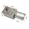 6V 24V Worm Gear Motor 12V Reducer 3-210RPM DC High Torque Electric Motor Metal Gear Reverse Self Lock For Automation Customized