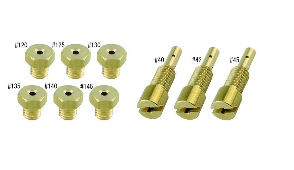 POSH Motorcycle Goods Main Jet/Pilot Jet Set Oversize Main Jet/Pilot Jet Set Main (7X8) Pilot (28X5-A) [Compatible] TW200 (-1999) 792003-10