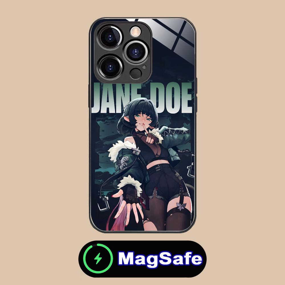 

Zenless Zone Zero Jane Doe Phone Case for iPhone 17 16 15 14 13 12 11 Pro Max Plus Mini MagSafe Glass Colour Cover Luxury Cover iPhone 11 Pro Max