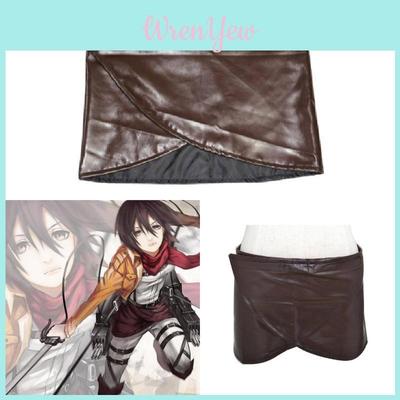 Attack On Titan Cosplay Rok Met Kunstleer Materiaal