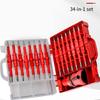 Professional 34 In 1 Ratchet Screwdriver Kit With Interchangeable Magnetic Head with Nonslip Handle For Electrical