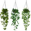 Simulation Leaf Wall Hanging Flower Dill Home Simulation Green Leaf Sweet Potato Vine Wall Decoration, Green Dill Hanging Orchid