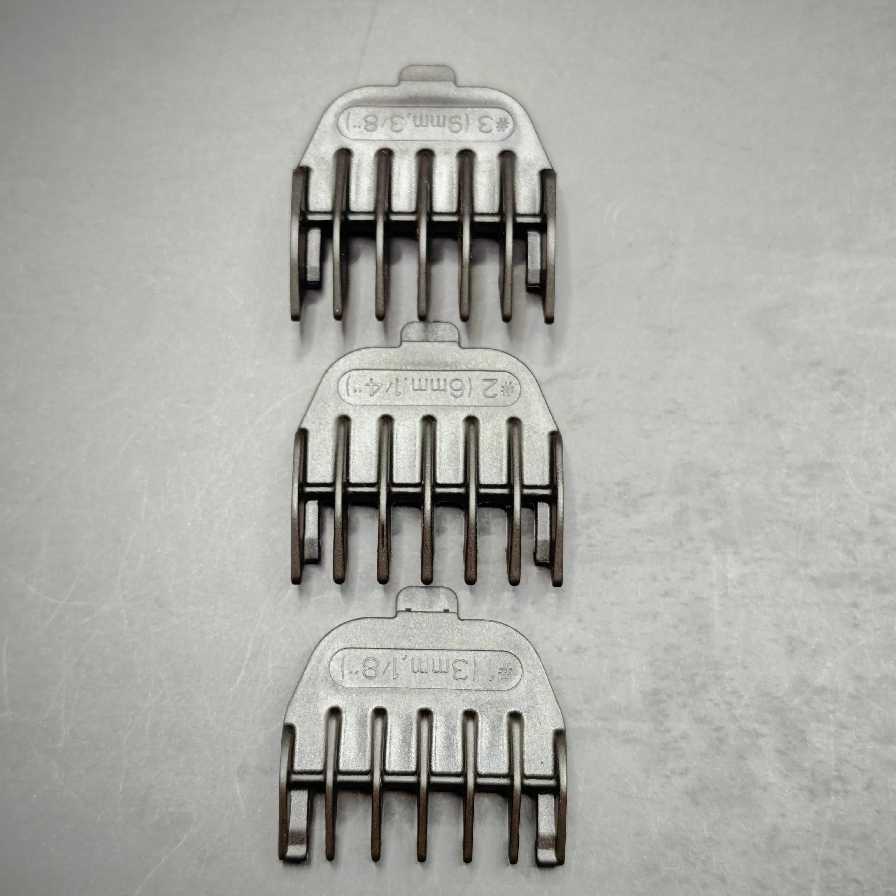 

3PCS Guide Comb Set #1 #2 #3 For Remington PG6010 PG6015 PG6017 PG6020 PG6022 PG6023 PG6024 PG6025 PG6027 PG525 PG526 3mm 6mm 9mm чёрный