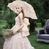 Japan Mode Lolita Regenschirm Sonnenschirm Lolita Regenschirm Herz Spezieller Prinzessinnen-Regenschirm Großer Spitzen-Sonnenregenschirm