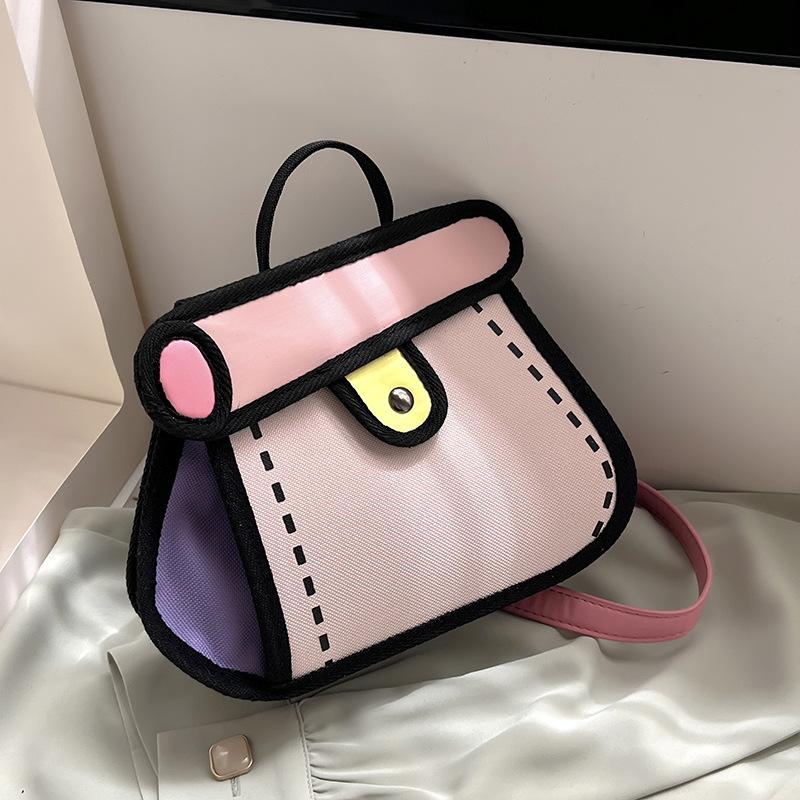 Two-dimensional Animation Girl Heart Cute Cake Bag New Chain Messenger Bag Light Small Bag Female