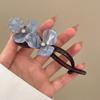 Vintage Smirk Bead Twist Clip One Line Hair Clip Women's Back of The Head Bun Grab Clip 2024 New Premium Hair Accessories