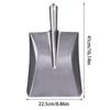 Metal Shovel Long Garden Shovel Heavy Duty Snow Shovel Ergonomic Metal Transfer Shovel Sturdy Multipurpose Flat Shovel For
