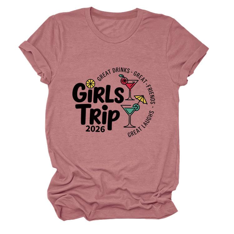 Camiseta Feminina Versátil Confortável com Gola Redonda e Manga Curta