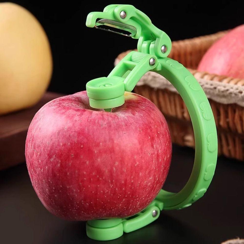 3Pcs Manual Rotating Fruit Peeler Foldable Vegetable Peeler Multi-purpose Fruit Peeling Tool  Home