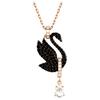 Swan Black Swan Necklace Women Necklace Rose-Gold 5678045
