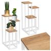 Munir Scandinavian Standing Flower Stand, White Craft