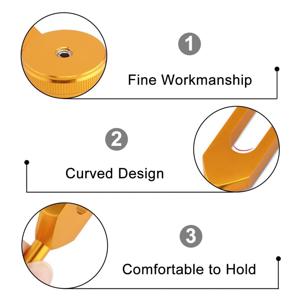 Stimmgabel, 128-Hz-Stimmgabelgewichte Stimmgabel aus Aluminiumlegierung für Klangheilungs- und Klangvibrationswerkzeuge