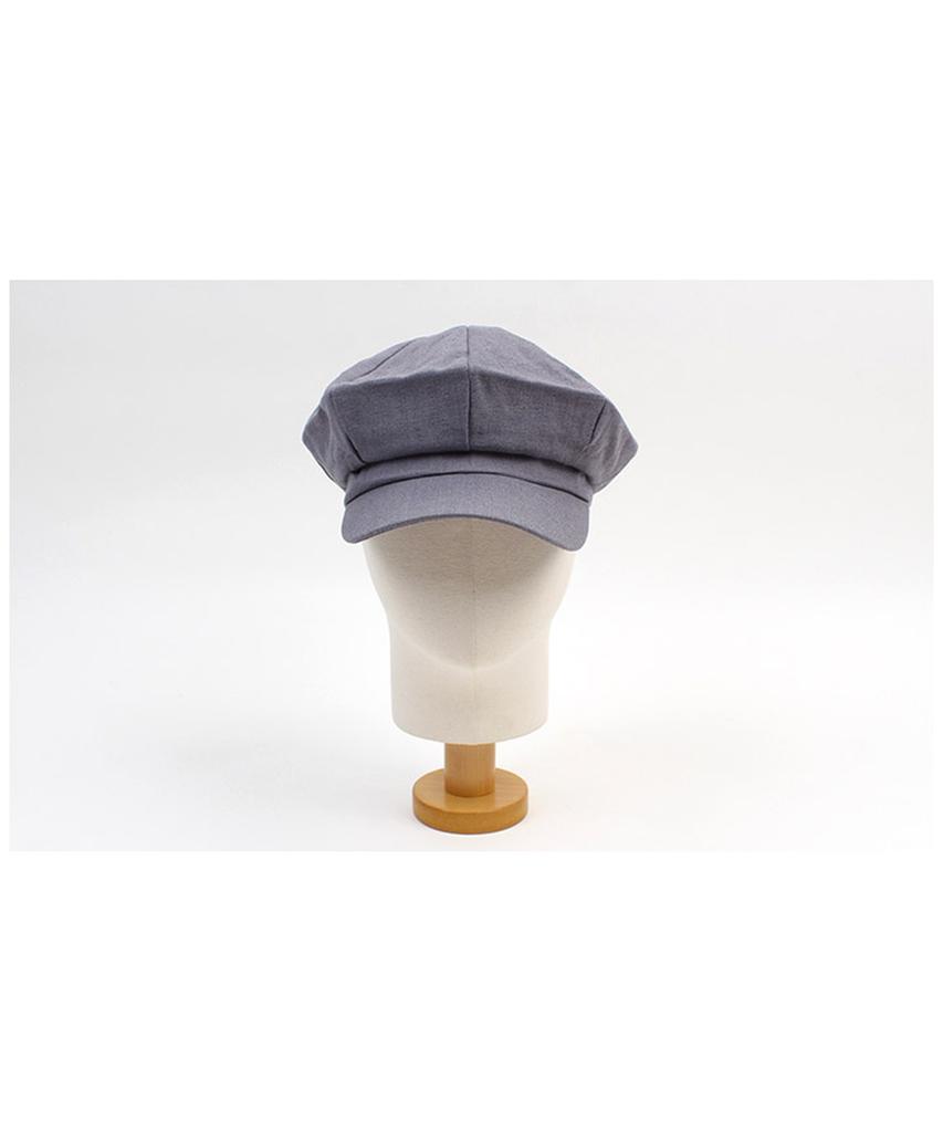 Yunibeosyeolkemiseuteuli Modern Linen Gray Newsboy Cap