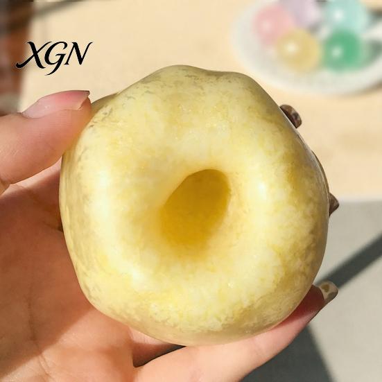 TPR Material Stress Reliever Slow-Rising Coconut Oil Squeeze Toy Moldable Fidget with Realistic Soft Tactile Ball Texture Portable for Kids