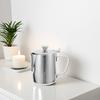 Stainless Steel Coffee Milk Frothing Pitcher Lid 350Ml Precision Spout Latte Art Espresso Milk Frother Jug Handle Coffee