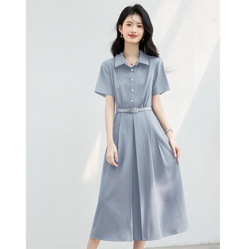 Women's Summer A-Line Shirt Dress