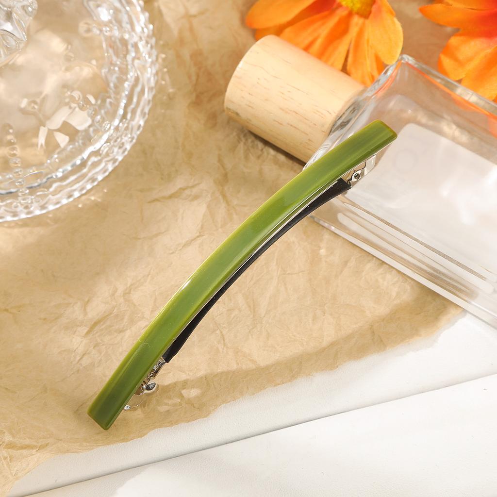 AWAYTR Retro Amber Bow Duckbill Hairpin Brown Acrylic Hair Clips Valentine Headwear Girl Hair Accessories Festival Gift