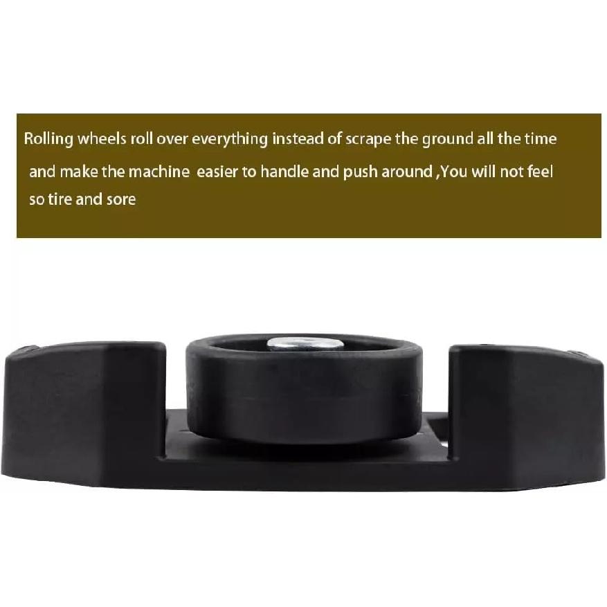 Compatible with Universal Roller Wheel Skid Slide Shoes for Snow Blower Snowthrower