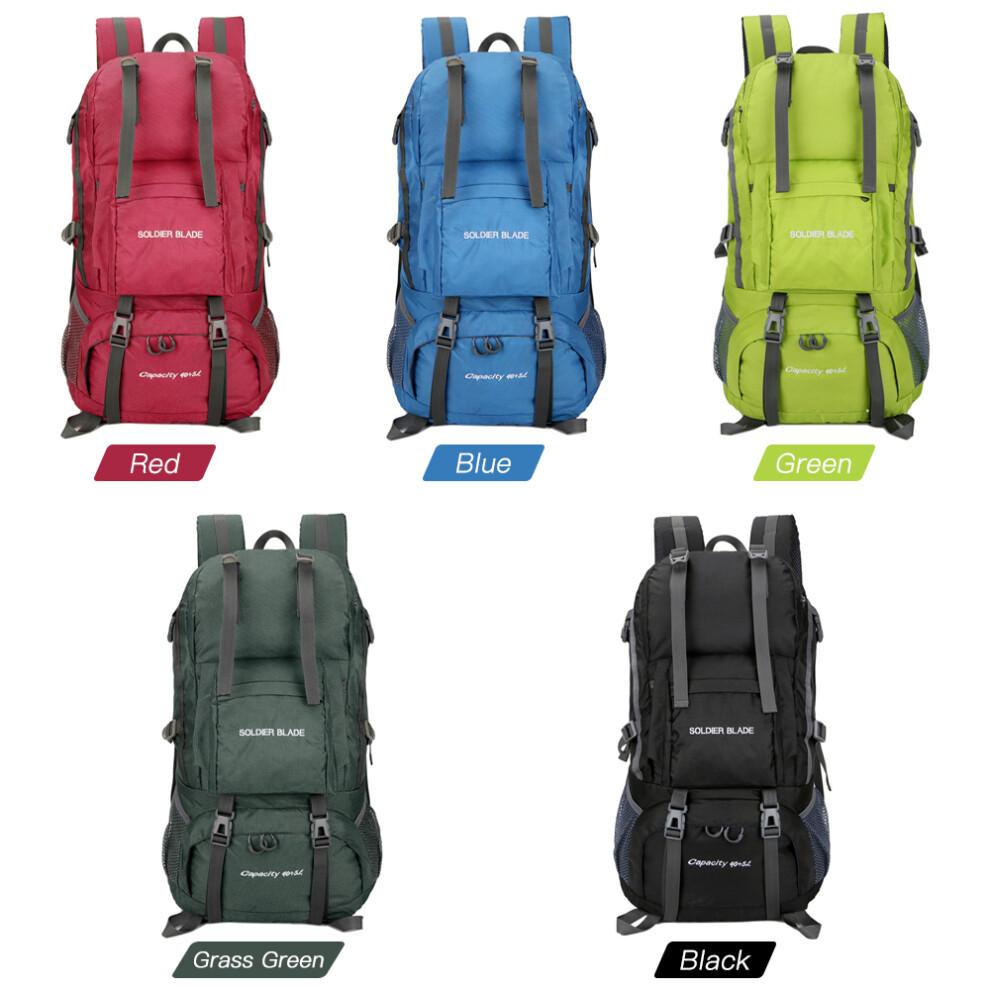 45L Waterproof Camping Hiking Backpack, 30x18x50cm, Multiple Colors