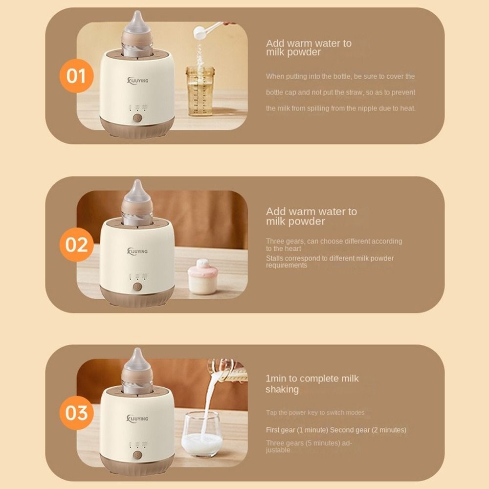 Electric Milk Powder Blender Silent Baby Milk Shaking Machine Milk Powder Mixer  Household