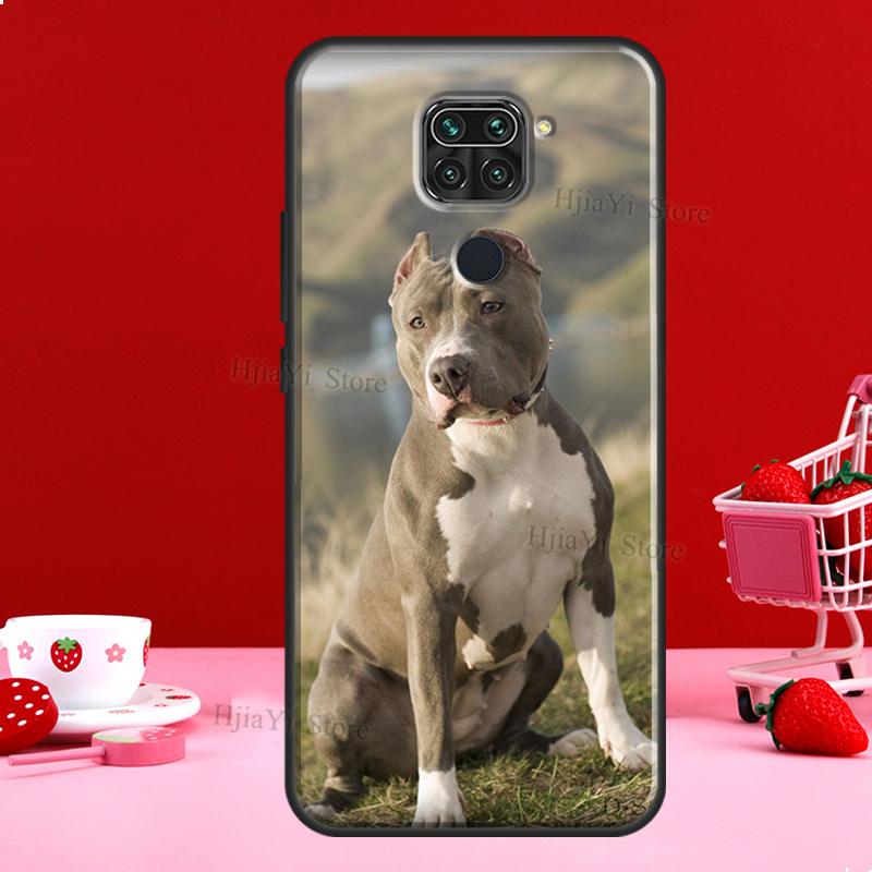 Pit Bull Lovely Dog Pitbull Case For Xiaomi Redmi Note 11 10 9 8 12 Pro Plus 12S 11S 10S Cover For Redmi 12C 10C 10A 9C