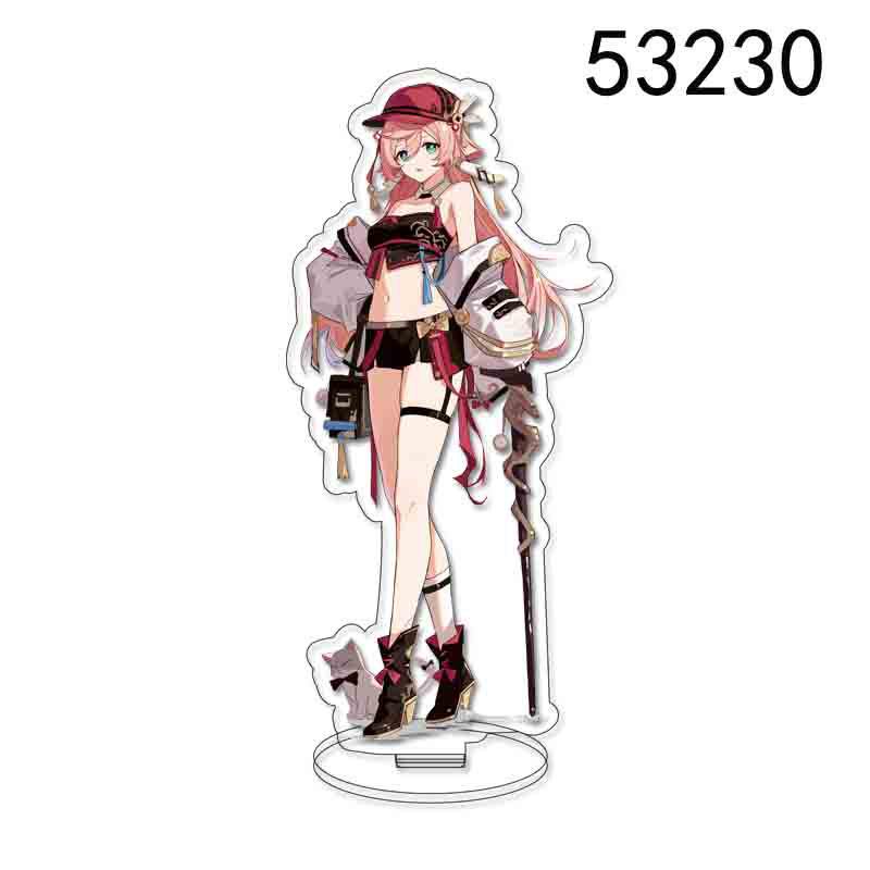 Genshin Impact 15cm Character Standees: Kazuha, Venti, Noel, Albedo, Yae Miko, Keqing.