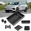 SMABEE for Xpeng G6 2023 2024 Car Central Storage Box Cup Holder Dashboard Tray Interior Accessories Organizer Tidying Black