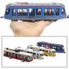 4Pcs Car Toys, Bus Train Model Toys, Car Toys, Inertia Car, Door Opening, Bus Toys, Education Toys, Desktop Decoration for Children 4-6 Years Old