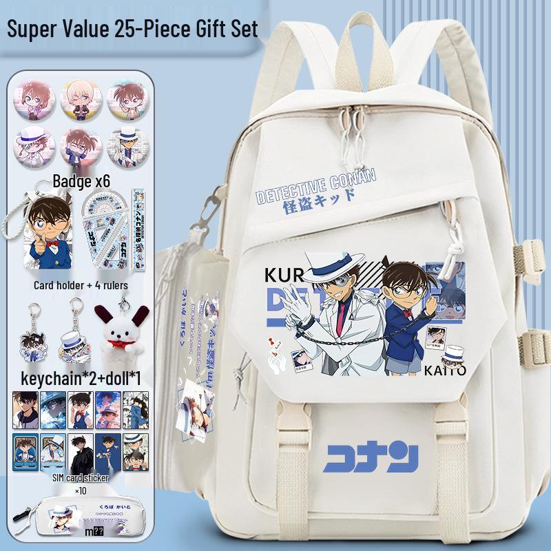 Detective Conan x Kaito Kid Large Capacity Backpack for Students