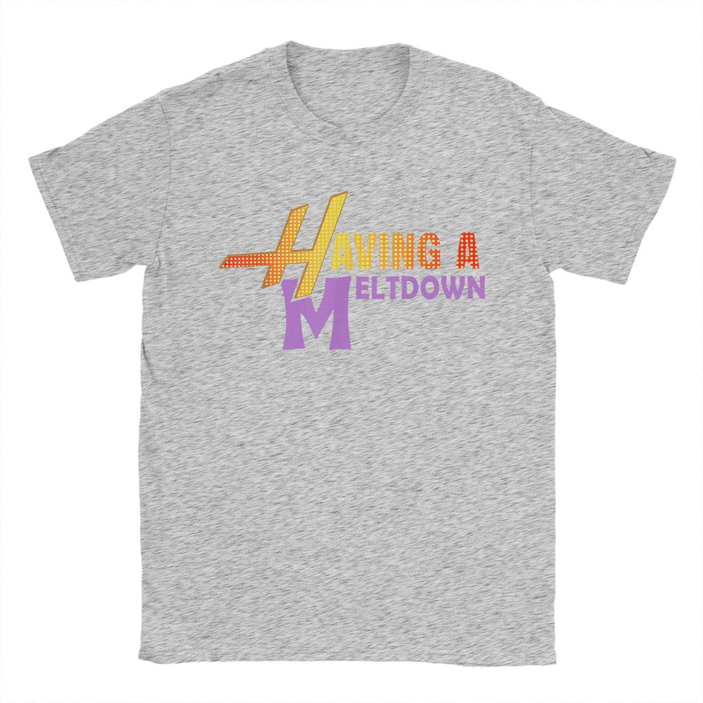 Funny Retro Having a Meltdown TShirts for Unisex  Vintage Cotton Tee Shirt Crew Neck Short Sleeve T Shirts Plus Size Clothes