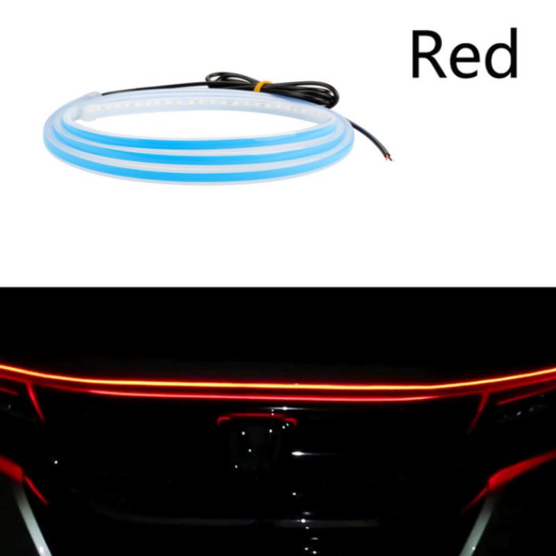 Car Hood Led Light Strip Waterproof Auto Decorative Headlight Atmosphere Lamp Exterior Ambient Decoration Lighting Car Universal