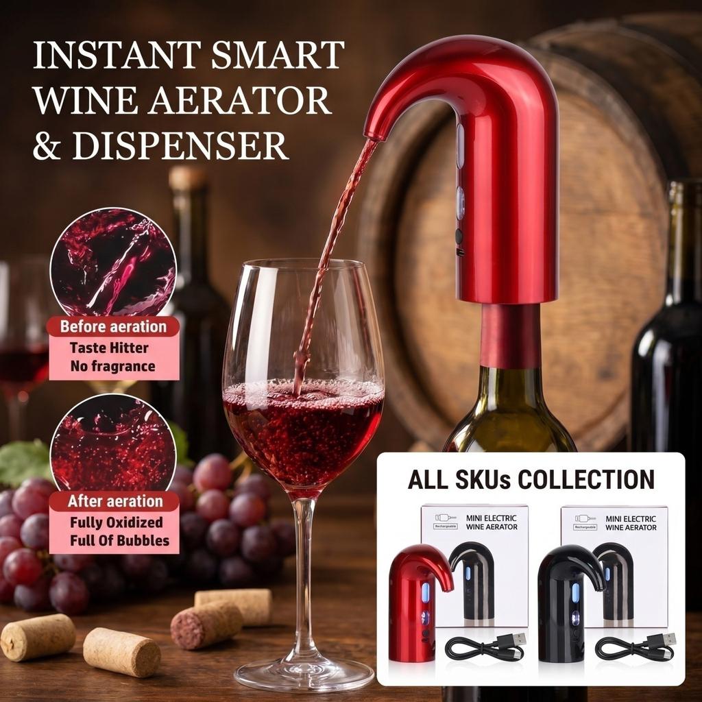 Rechargeable Wine and with Fast for Red Wine