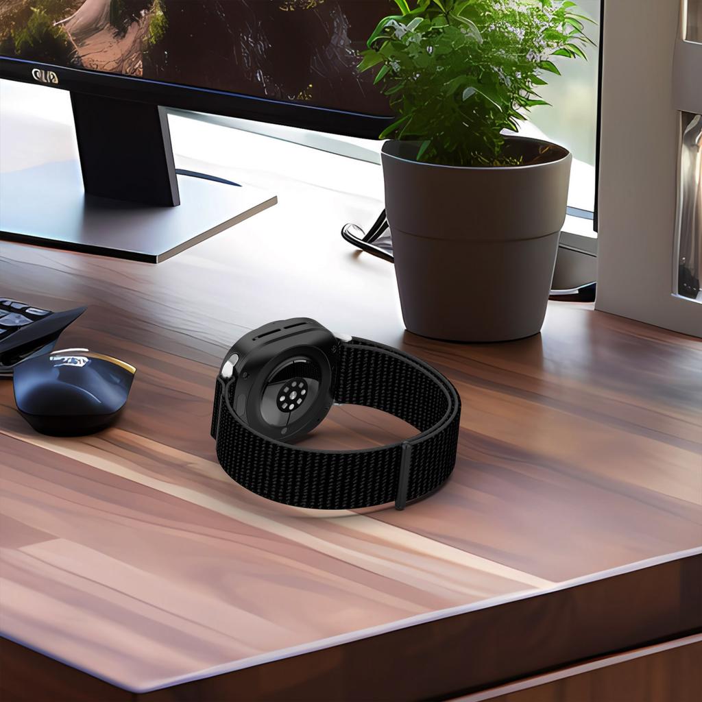 Nylon Loop For Samsung Galaxy Watch 7 Ultra Strap 47mm Accessories Sport Breathable Correa Bracelet for Galaxy Watch Ultra 47 Mm